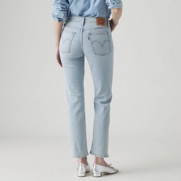 Levi's Denim - Levi's Wedgie Straight Light Wash Ankle Jeans